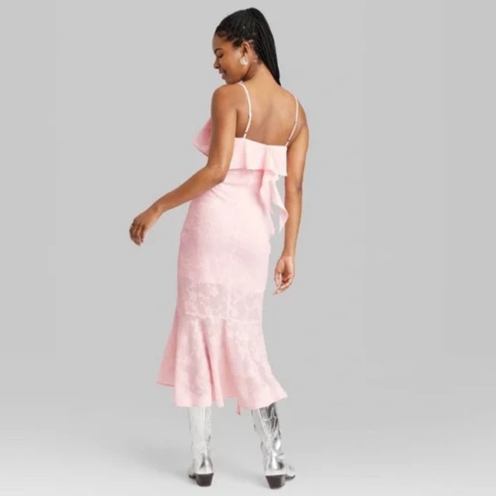 Wild Fable Pink Ruffle Dress - Picture 2 of 4